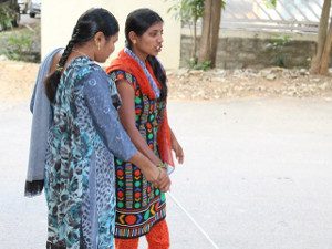 Mitra Jyothi offers specific skill development training for the visually impaired