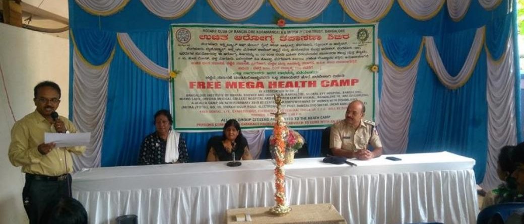 Mega Health Camp conducted on 10th February