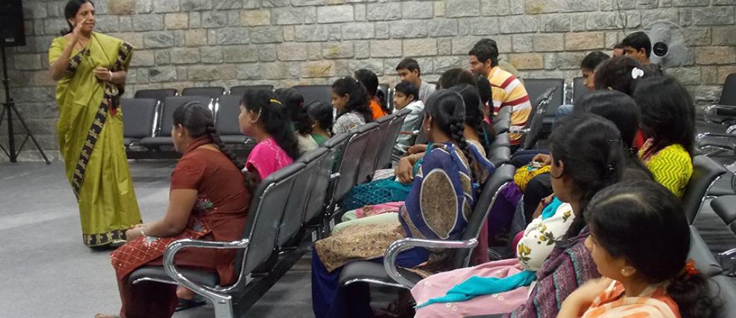 Workshop on Family Life Education Health & Hygiene by Mrs G. Rekha, FPAI Bangalore on 10th March 2021 at Mitra Jyothi